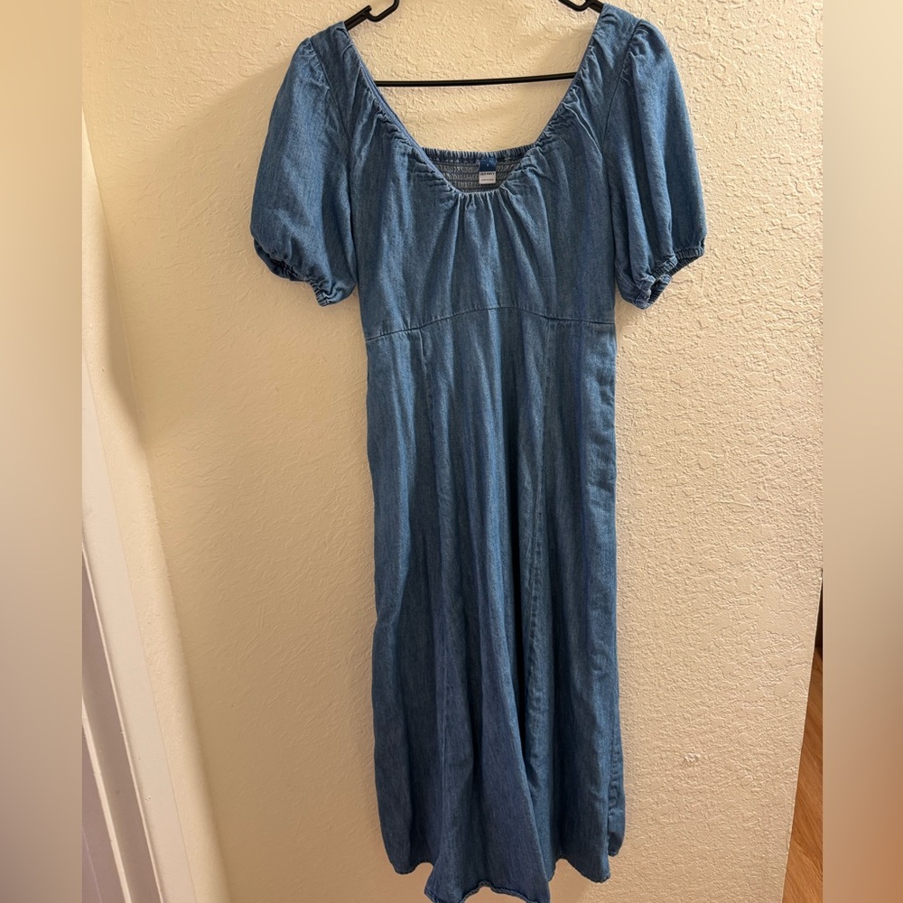 Old Navy - Blue Denim Women's Midi Dress - Small